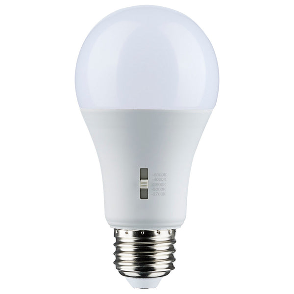 8 Watt E26 A19 120V Outdoor (Damp)LED 2700k Light Bulb by Satco