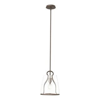 Buy bronze-with-clear-glass-zm-glass-and-clear-shade Caliper Pendant by Hubbardton Forge