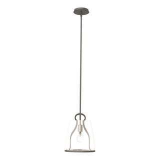 Buy dark-smoke-with-clear-glass-zm-glass-and-clear-shade Caliper Pendant by Hubbardton Forge