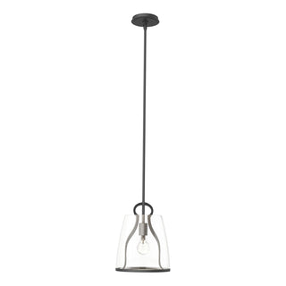 Buy black-with-clear-glass-zm-glass-and-clear-shade Caliper Pendant by Hubbardton Forge