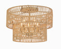 Bungalow Heaven Outdoor (Damp) Flush Mount Ceiling Light by Minka-Lavery