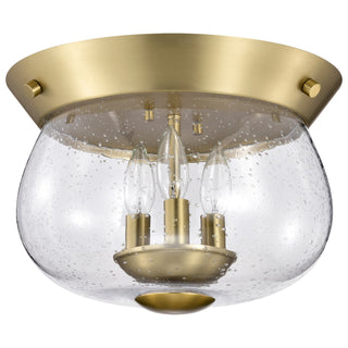Buy vintage-brass Boliver Flush Mount Ceiling Light by Nuvo Lighting