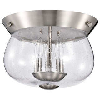 Buy brushed-nickel Boliver Flush Mount Ceiling Light by Nuvo Lighting