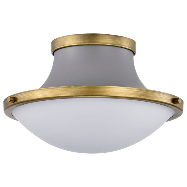 Lafayette Outdoor (Damp) Flush Mount Ceiling Light by Nuvo Lighting