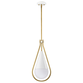 Buy matte-white-with-white-opal-glass-and-white-shade Admiral Outdoor (Damp) Pendant by Nuvo Lighting