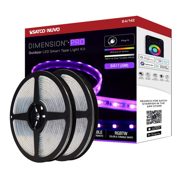 Outdoor (Wet) LED Tape Light Strip by Nuvo Lighting