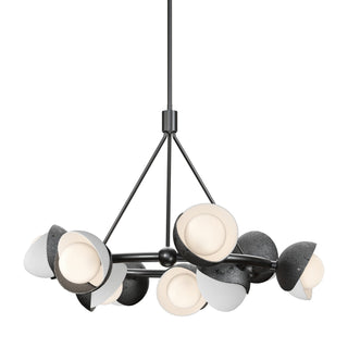 Buy ink-with-opal-glass-gg-glass-and-white-shade Brooklyn Pendant by Hubbardton Forge