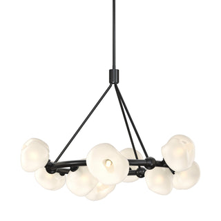 Buy ink-with-frosted-glass-fd-glass-and-white-shade Ume Pendant by Hubbardton Forge