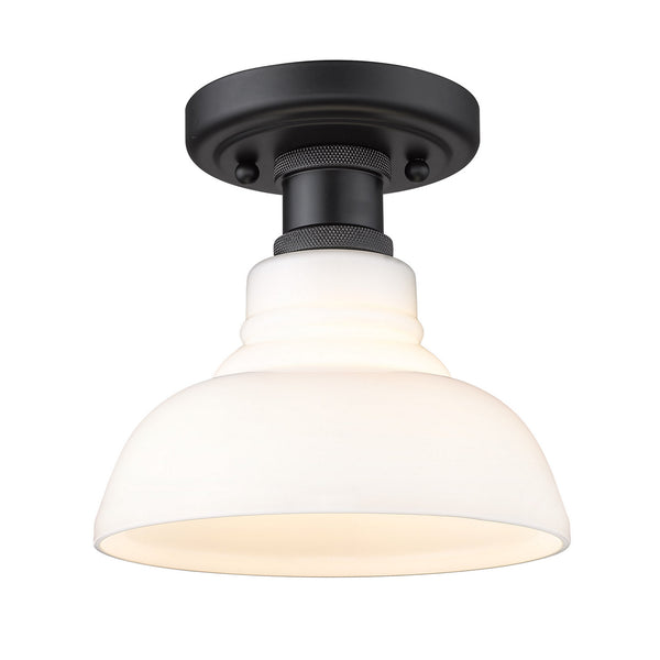 Carver Outdoor (Damp) Flush Mount Ceiling Light by Golden