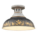 Kinsley Outdoor (Damp) Semi-Flush Mount Ceiling Light by Golden