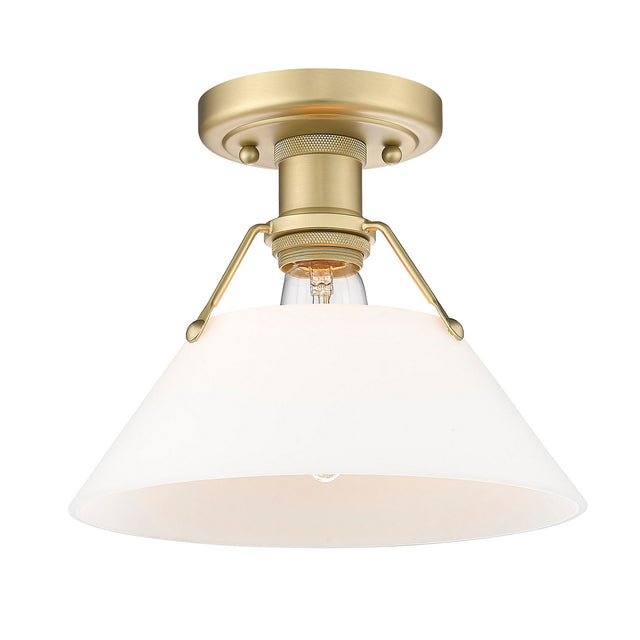 Orwell Outdoor (Damp) Flush Mount Light by Golden