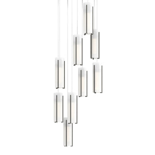 Buy natural-iron-with-opal-glass-gg-glass-and-white-shade Exos Glass Pendant by Hubbardton Forge