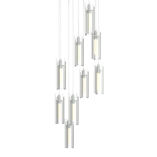 Buy vintage-platinum-with-clear-glass-zm-glass-and-clear-shade Exos Glass Pendant by Hubbardton Forge