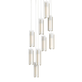 Buy modern-brass-with-opal-glass-gg-glass-and-white-shade Exos Glass Pendant by Hubbardton Forge