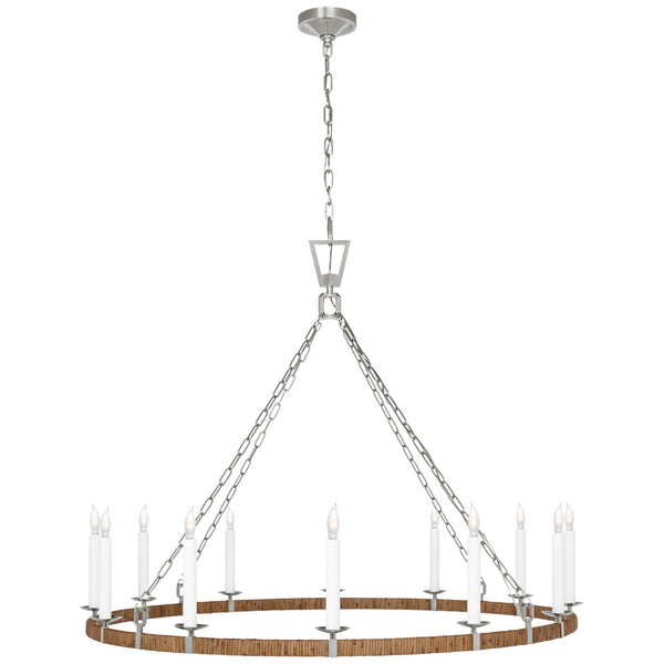 Darlana Wrapped Outdoor (Damp) Chandelier by Visual Comfort Signature