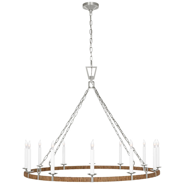 Darlana Wrapped Outdoor (Damp) Chandelier by Visual Comfort Signature