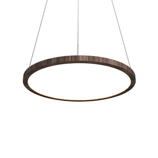 Buy american-walnut-and-white-shade Naia Outdoor (Damp) Pendant by Accord Lighting