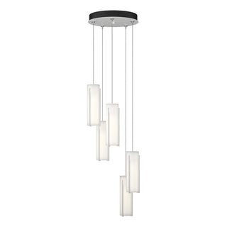 Buy white-with-opal-glass-gg-glass-and-white-shade Exos Glass Pendant by Hubbardton Forge