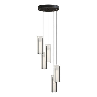 Buy ink-with-opal-glass-gg-glass-and-white-shade Exos Glass Pendant by Hubbardton Forge
