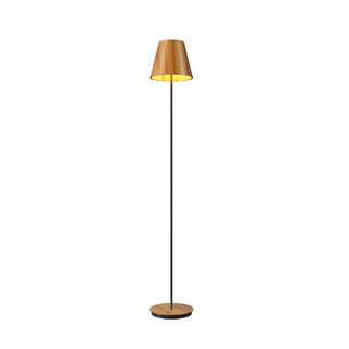 Buy teak Conical Outdoor (Damp) Floor Lamp by Accord Lighting