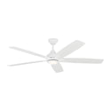 5-Blades Lowden Outdoor (Damp) Ceiling Fan with Light by Generation Lighting