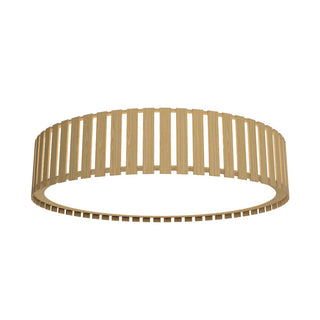 Buy sand Slatted Outdoor (Damp) Ceiling Light by Accord Lighting