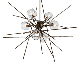Buy bronze-with-clear-glass-zm-glass-and-clear-shade Griffin Pendant by Hubbardton Forge
