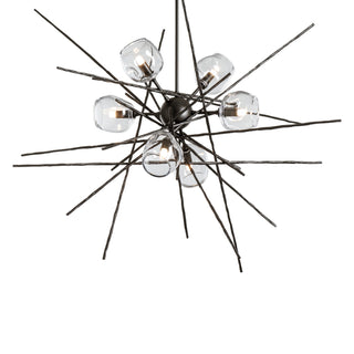 Buy oil-rubbed-bronze-with-clear-glass-zm-glass-and-clear-shade Griffin Pendant by Hubbardton Forge