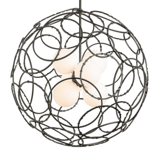 Buy natural-iron-with-opal-glass-gg-glass-and-white-shade Olympus Pendant by Hubbardton Forge