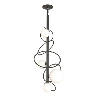 Buy oil-rubbed-bronze-with-opal-glass-gg-glass-and-white-shade Olympus Pendant by Hubbardton Forge