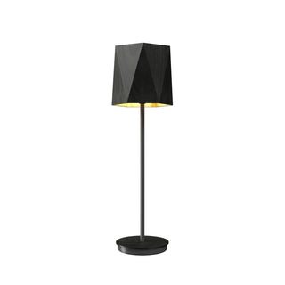 Buy charcoal-and-woven-natural-shade Facet Outdoor (Damp) Table Lamp by Accord Lighting