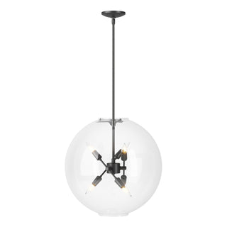 Buy black-with-clear-glass-zm-glass-and-clear-shade Sfera Pendant by Hubbardton Forge