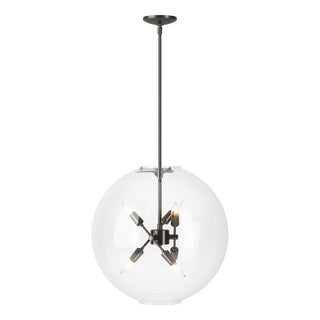 Buy oil-rubbed-bronze-with-clear-glass-zm-glass-and-clear-shade Sfera Pendant by Hubbardton Forge