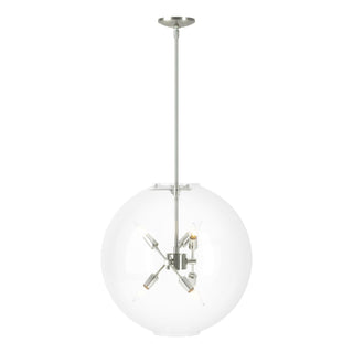 Buy sterling-with-clear-glass-zm-glass-and-clear-shade Sfera Pendant by Hubbardton Forge