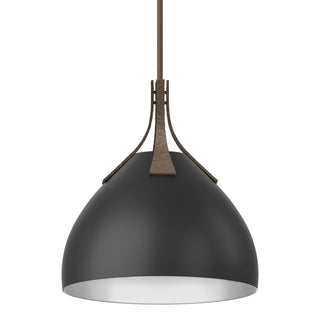 Buy bronze-and-black-shade Summit Pendant by Hubbardton Forge