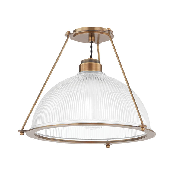 Glint Outdoor (Damp) Semi-Flush Mount Ceiling Light by Troy Lighting