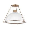 Glint Outdoor (Damp) Semi Flush Mount Light by Troy Lighting