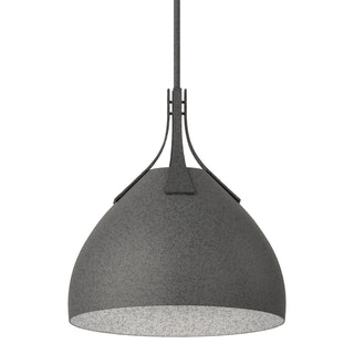 Buy natural-iron-and-silver-gray-shade Summit Pendant by Hubbardton Forge