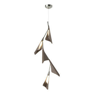 Buy sterling-and-metal-shade Plume Pendant by Hubbardton Forge