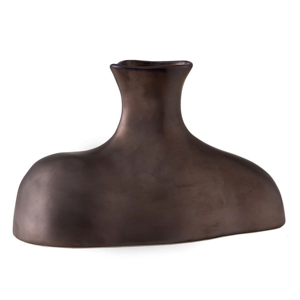 Gunmetal Vase by Arteriors