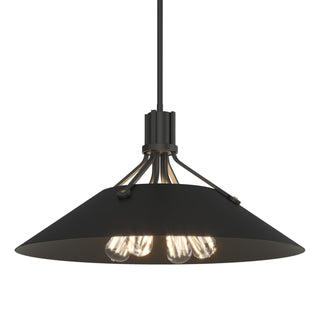 Buy black-and-black-shade Henry Pendant by Hubbardton Forge