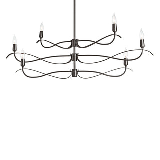 Buy dark-smoke Willow Chandelier by Hubbardton Forge