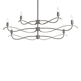 Buy natural-iron Willow Chandelier by Hubbardton Forge