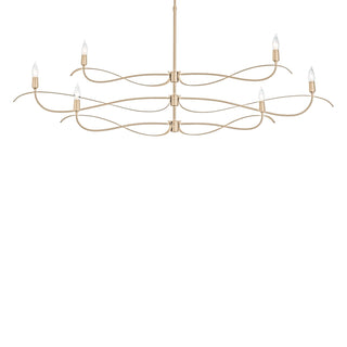 Buy soft-gold Willow Chandelier by Hubbardton Forge