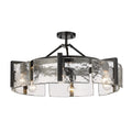 Aenon Semi-Flush Mount Ceiling Light by Golden