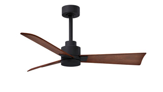 Buy matte-black-finish-with-walnut-tone-blades 3-Blades Alessandra Matthews Fan Company by Matthews Fan Company