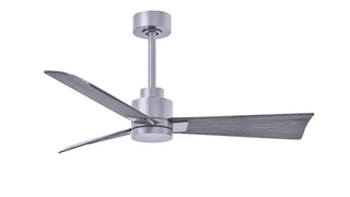 Buy brushed-nickel-finish-with-barn-wood-tone-blades 3-Blades Alessandra Matthews Fan Company by Matthews Fan Company