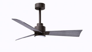 Buy textured-bronze-finish-with-barn-wood-tone-blades Alessandra - LK Ceiling Fan by Matthews Fan Company