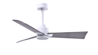 Buy matte-white-finish-with-barn-wood-tone-blades 3-Blades Alessandra Matthews Fan Company by Matthews Fan Company