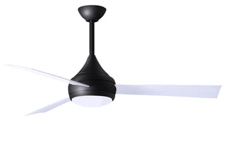 Buy matte-black-finish-with-gloss-white-blades Donaire Ceiling Fan by Matthews Fan Company